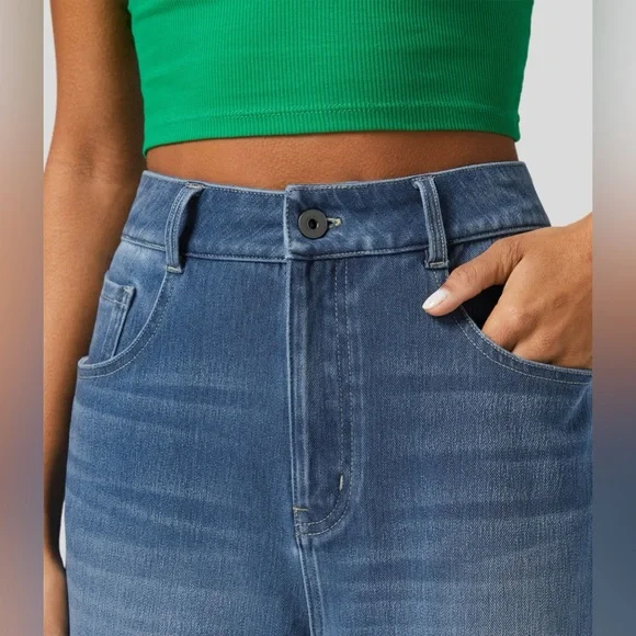 Halara Wide Leg Jeans, NWT - Picture 3 of 14